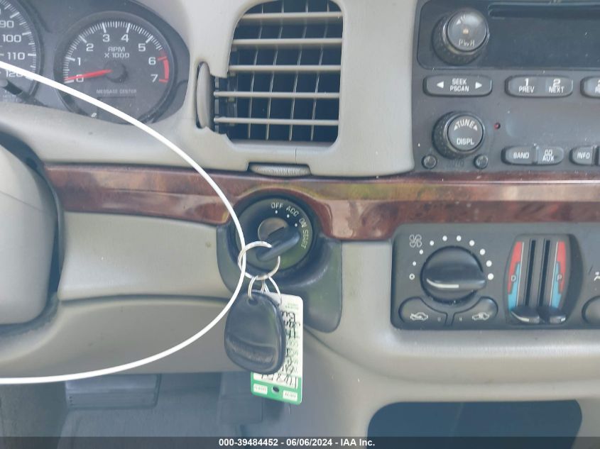 2004 Chevrolet Impala Ls VIN: 2G1WH52K249327180 Lot: 39484452