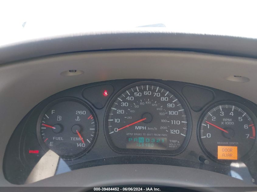 2004 Chevrolet Impala Ls VIN: 2G1WH52K249327180 Lot: 39484452