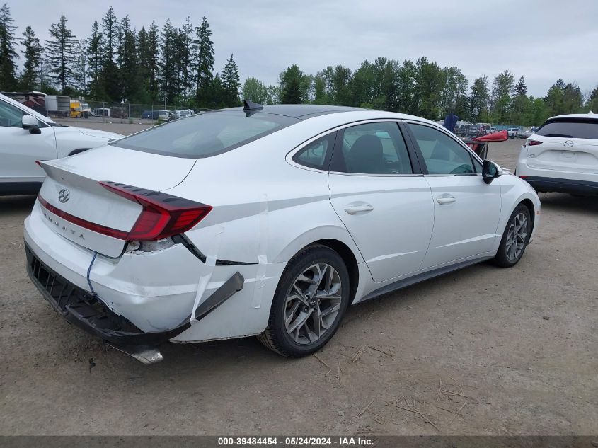 2020 Hyundai Sonata Sel VIN: 5NPEF4JA4LH043542 Lot: 39484454