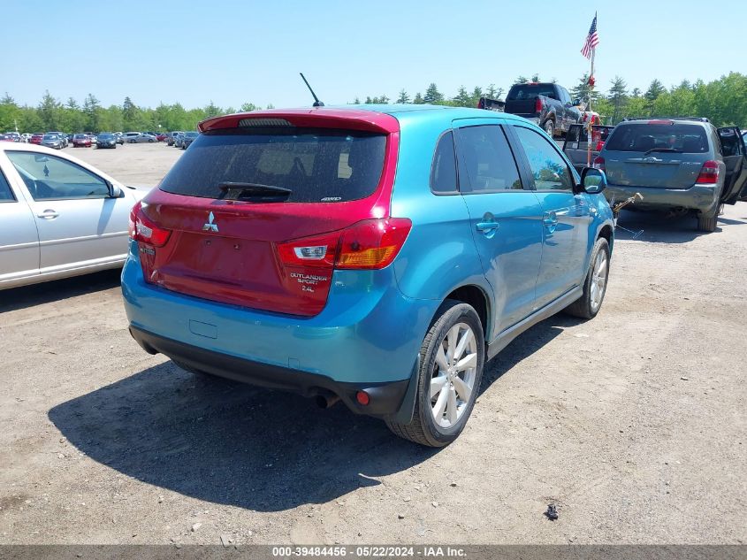 2013 Mitsubishi Outlander Sport Es VIN: 4A4AR3AU3DE005711 Lot: 39484456