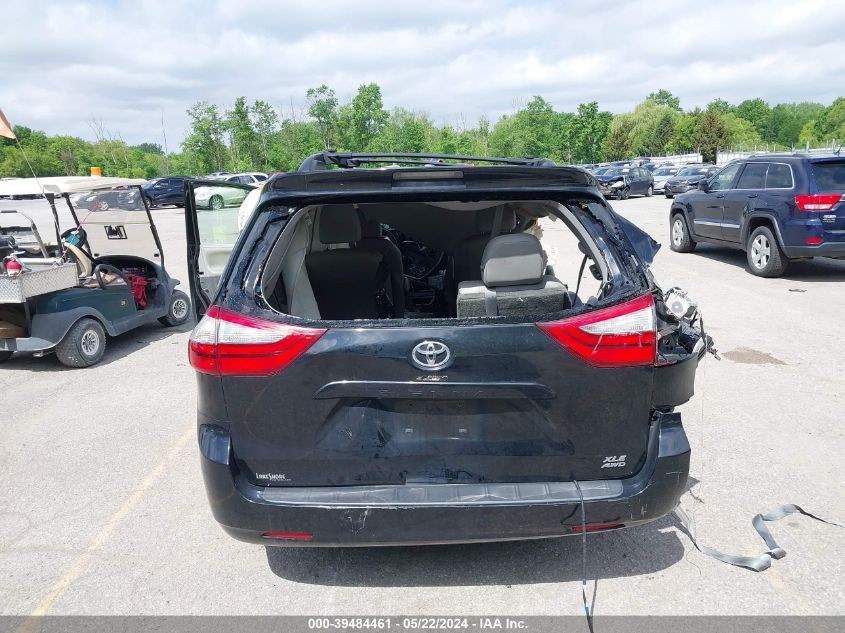 2015 Toyota Sienna Xle 7 Passenger VIN: 5TDDK3DC3FS119281 Lot: 39484461