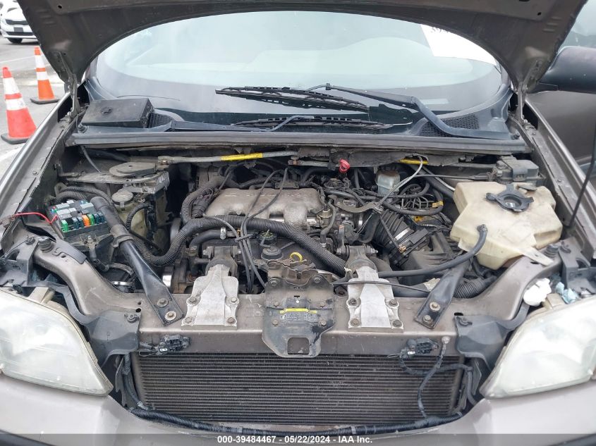 2002 Chevrolet Venture Ls VIN: 1GNDX03E32D261629 Lot: 39484467