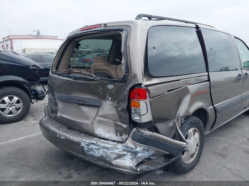 2002 Chevrolet Venture Ls VIN: 1GNDX03E32D261629 Lot: 39484467