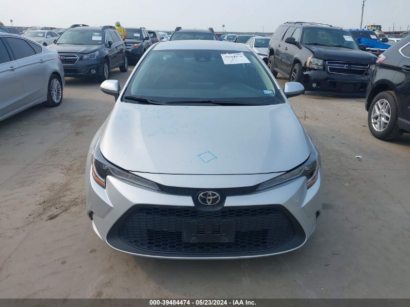 2022 Toyota Corolla Le VIN: 5YFEPMAE3NP329291 Lot: 39484474