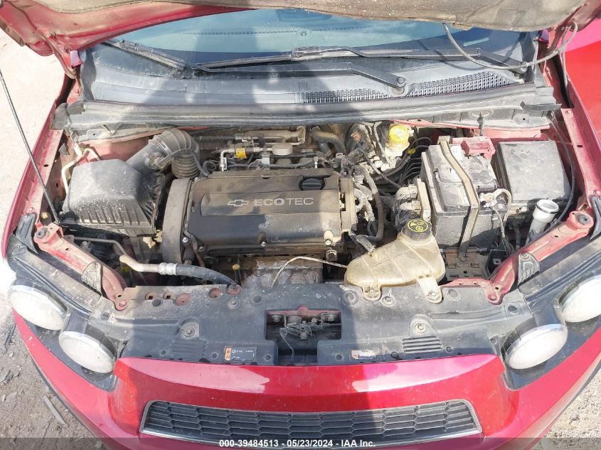 2012 Chevrolet Sonic 2Lt VIN: 1G1JC5SH5C4220137 Lot: 39484513