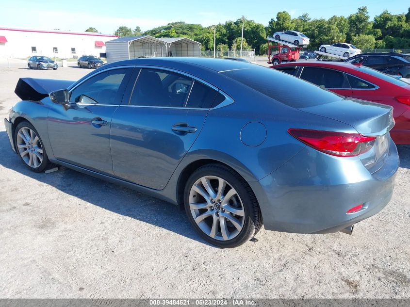 2016 Mazda Mazda6 I Touring VIN: JM1GJ1V55G1469854 Lot: 39484521