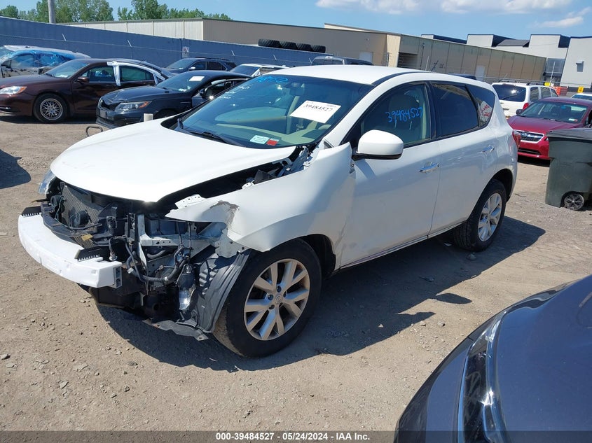 2014 Nissan Murano S VIN: JN8AZ1MU1EW417682 Lot: 39484527