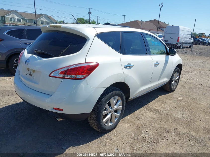 2014 Nissan Murano S VIN: JN8AZ1MU1EW417682 Lot: 39484527
