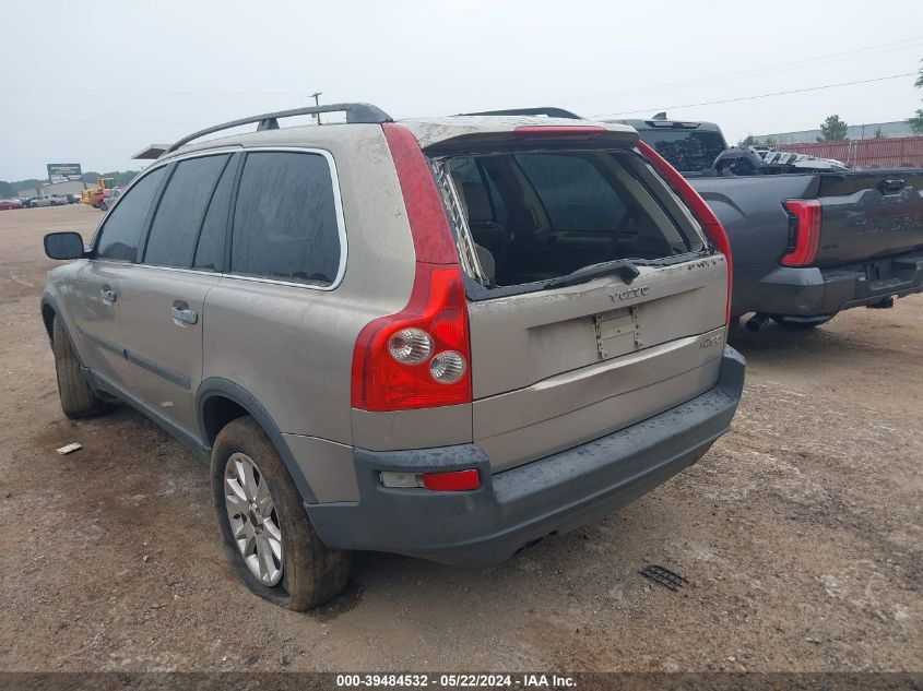 2004 Volvo Xc90 2.5T VIN: YV1CY59H041129572 Lot: 39484532