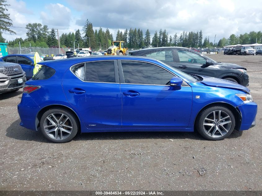 2014 Lexus Ct 200H VIN: JTHKD5BH7E2177264 Lot: 39484534