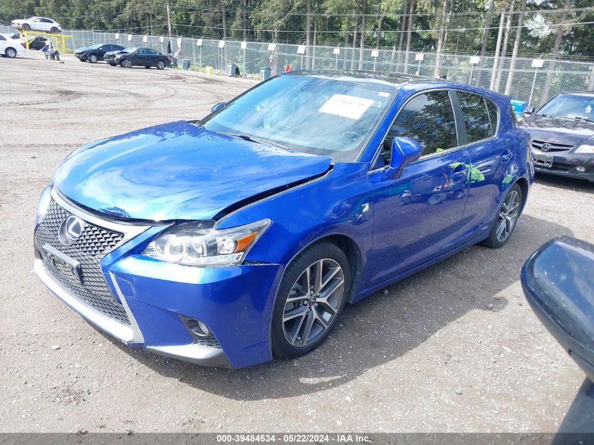 2014 Lexus Ct 200H VIN: JTHKD5BH7E2177264 Lot: 39484534