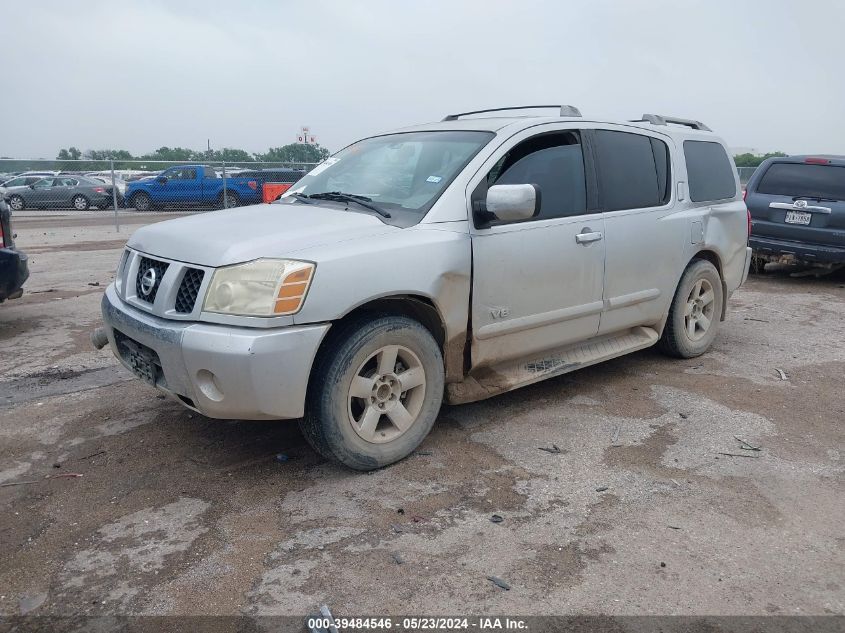 2006 Nissan Armada Se VIN: 5N1AA08AX6N740242 Lot: 39484546