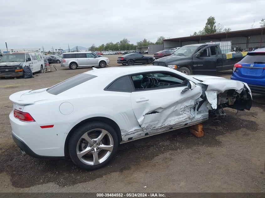 2015 Chevrolet Camaro 2Lt VIN: 2G1FF1E36F9186961 Lot: 39484552