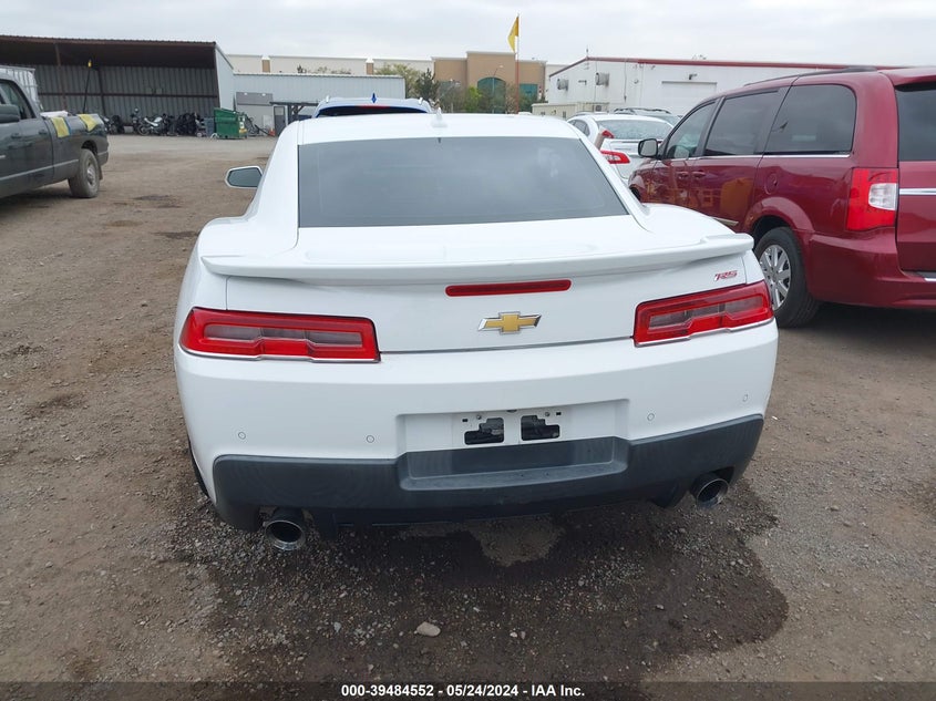 2015 Chevrolet Camaro 2Lt VIN: 2G1FF1E36F9186961 Lot: 39484552