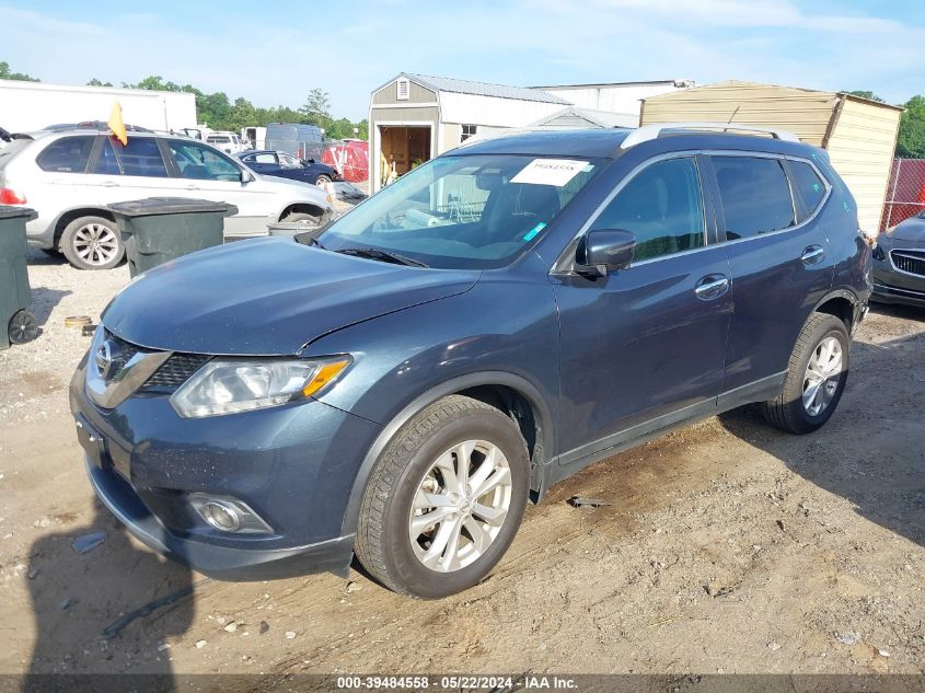 2016 Nissan Rogue Sv VIN: 5N1AT2MV6GC773492 Lot: 39484558