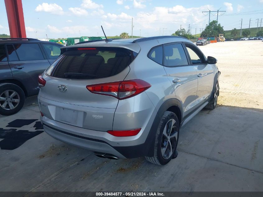 2017 Hyundai Tucson Value VIN: KM8J33A25HU560156 Lot: 39484577