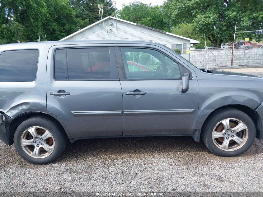 2013 Honda Pilot Ex-L VIN: 5FNYF4H50DB050249 Lot: 39484582