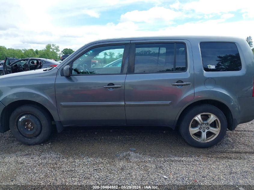 2013 Honda Pilot Ex-L VIN: 5FNYF4H50DB050249 Lot: 39484582