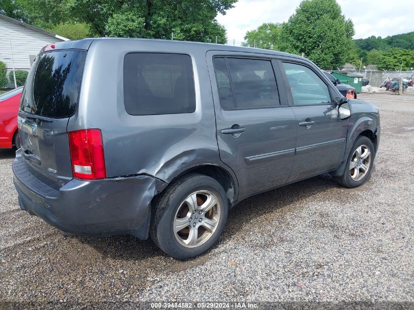 2013 Honda Pilot Ex-L VIN: 5FNYF4H50DB050249 Lot: 39484582