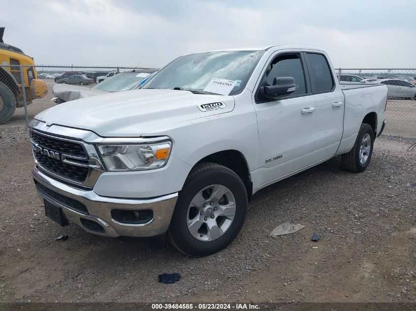 2022 Ram 1500 Lone Star Quad Cab 4X2 6'4 Box VIN: 1C6RREBTXNN382895 Lot: 39484585