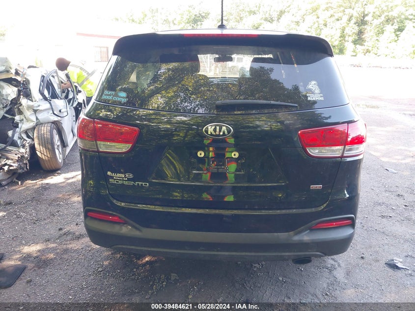 2016 Kia Sorento 2.4L L VIN: 5XYPG4A38GG184456 Lot: 39484621
