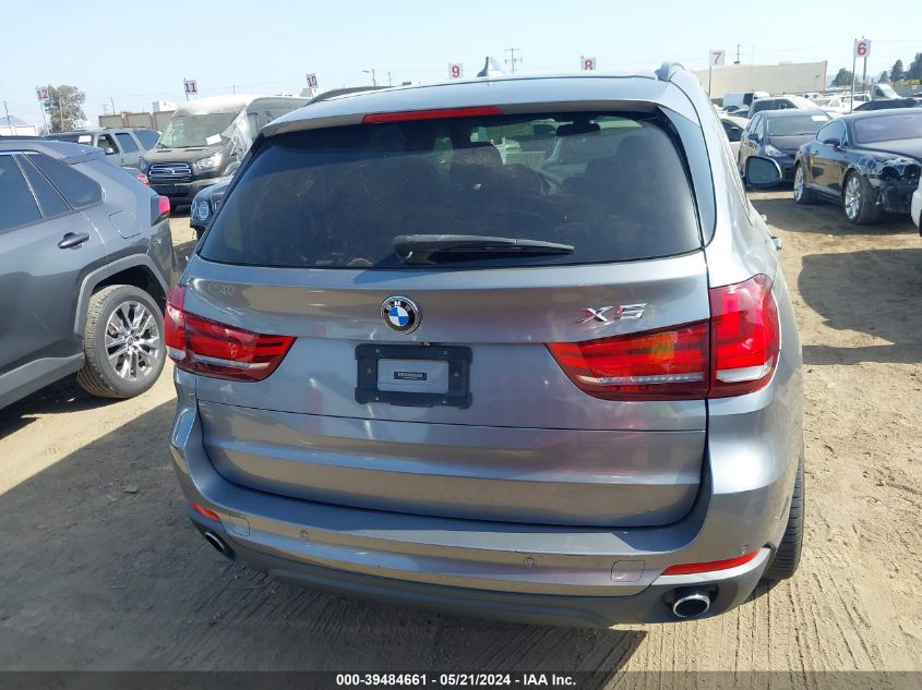 2015 BMW X5 Sdrive35I VIN: 5UXKR2C57F0H40351 Lot: 39484661