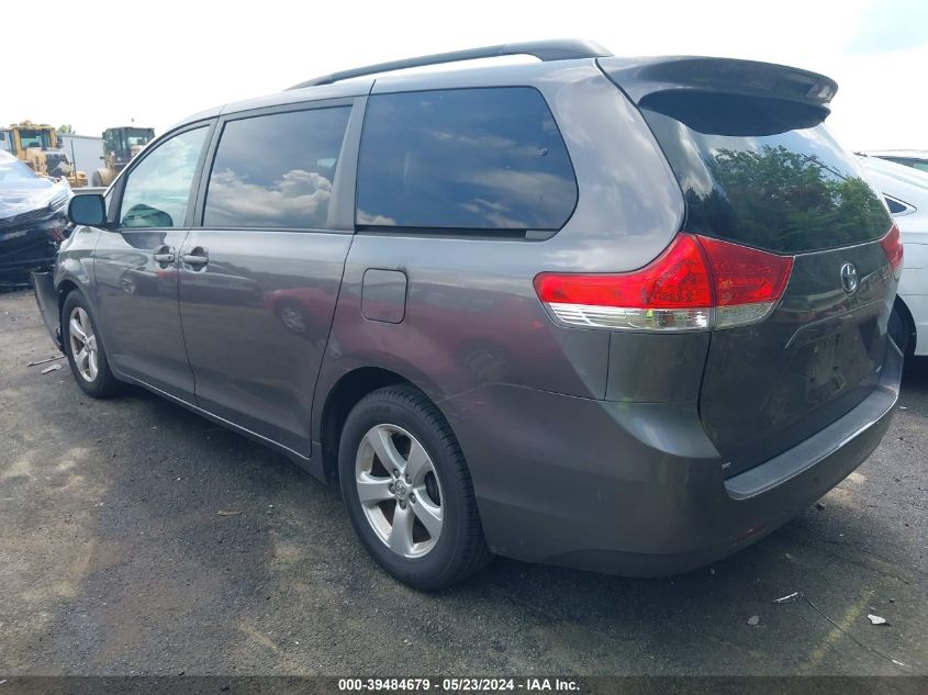 2013 Toyota Sienna Le V6 8 Passenger VIN: 5TDKK3DCXDS380329 Lot: 39484679