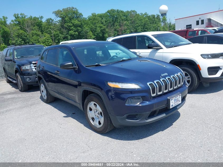 2014 Jeep Cherokee Sport VIN: 1C4PJMAB1EW303182 Lot: 39484681