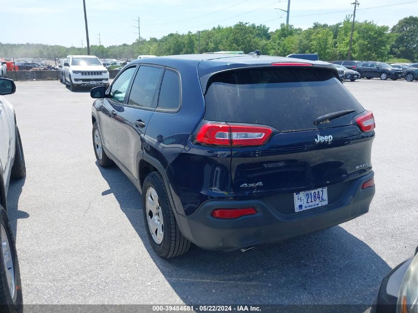 2014 Jeep Cherokee Sport VIN: 1C4PJMAB1EW303182 Lot: 39484681