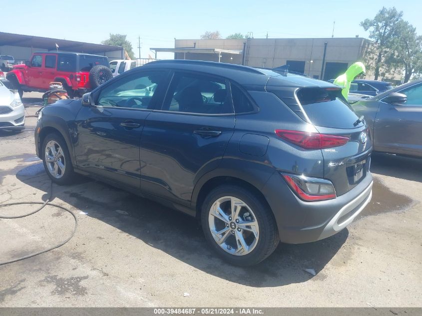 2022 Hyundai Kona Sel VIN: KM8K62AB8NU761471 Lot: 39484687