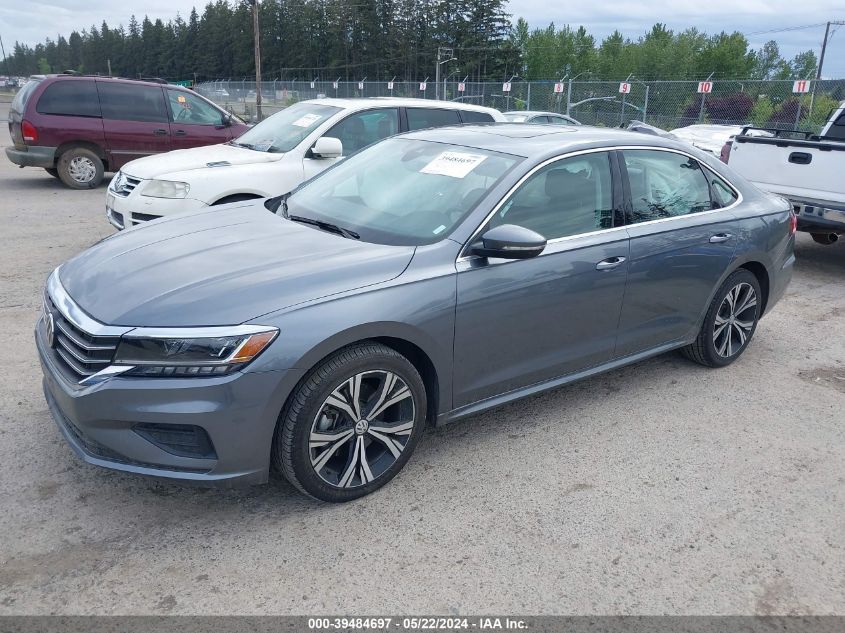 2021 VOLKSWAGEN PASSAT SE - 1VWSA7A30MC011962