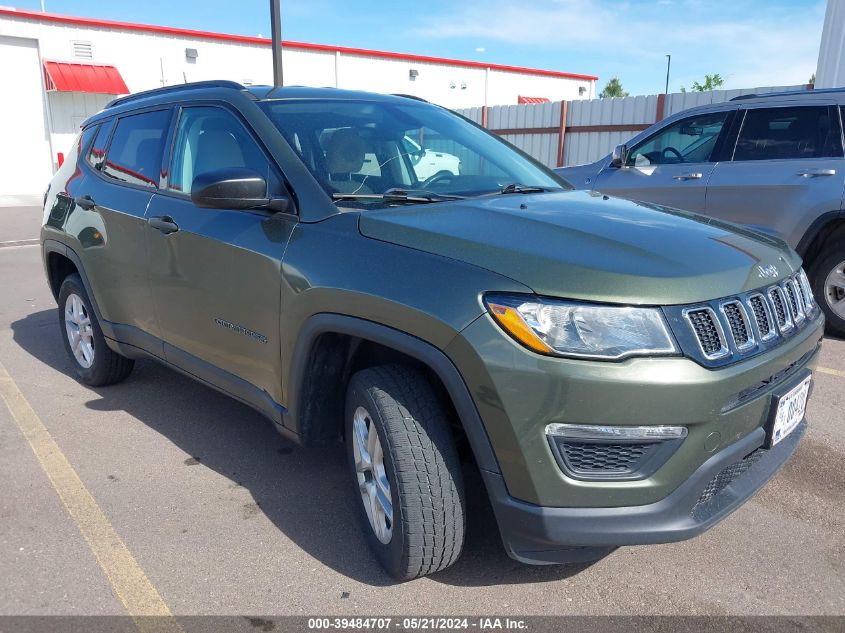 2018 Jeep Compass Sport 4X4 VIN: 3C4NJDAB8JT392272 Lot: 39484707