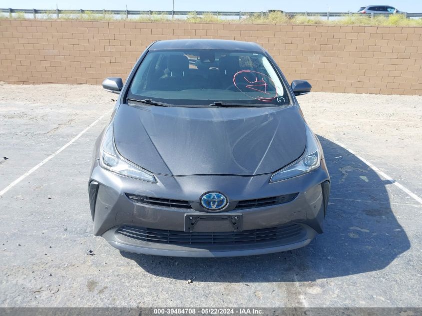 2021 Toyota Prius Le VIN: JTDKAMFU4M3148728 Lot: 39484708