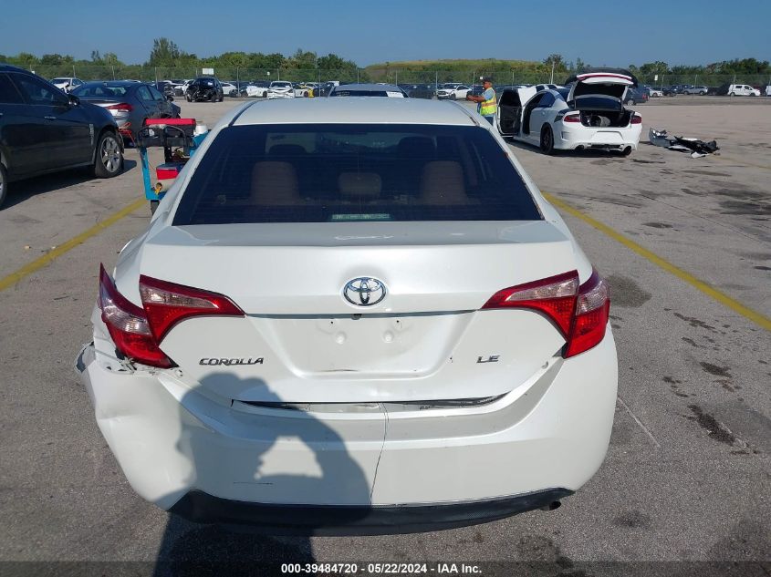 2017 Toyota Corolla Le VIN: 5YFBURHE9HP727754 Lot: 39484720