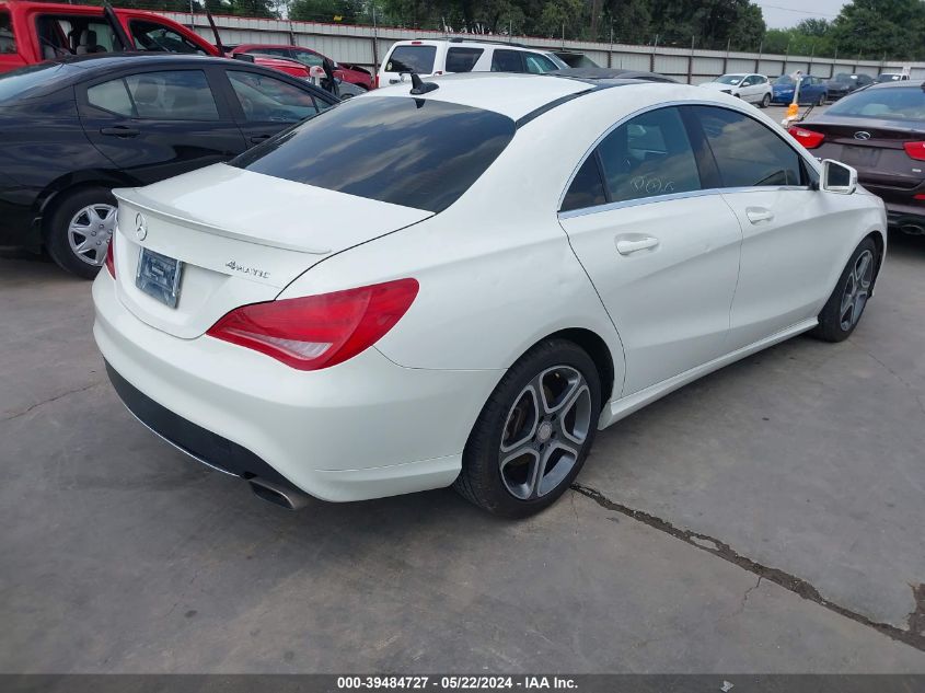 WDDSJ4GB4EN099474 2014 Mercedes-Benz Cla 250 4Matic