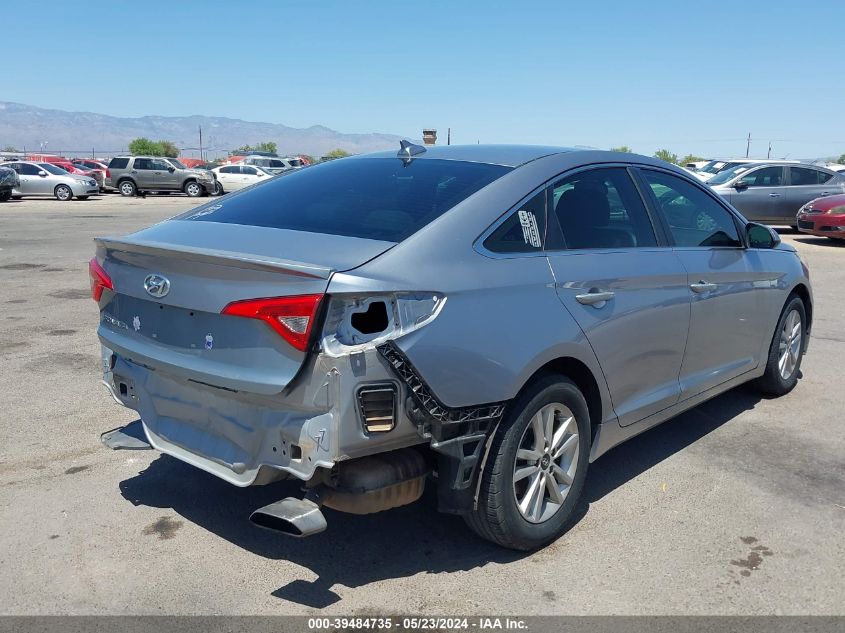 2016 Hyundai Sonata Se VIN: 5NPE24AF9GH273753 Lot: 39484735