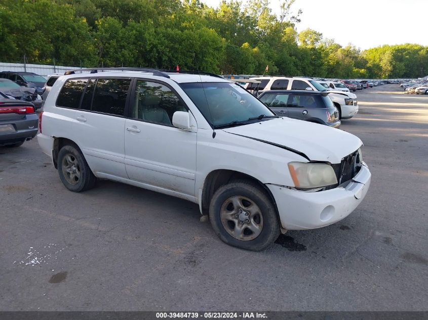 2002 Toyota Highlander VIN: JTEGD21A520037579 Lot: 39484739