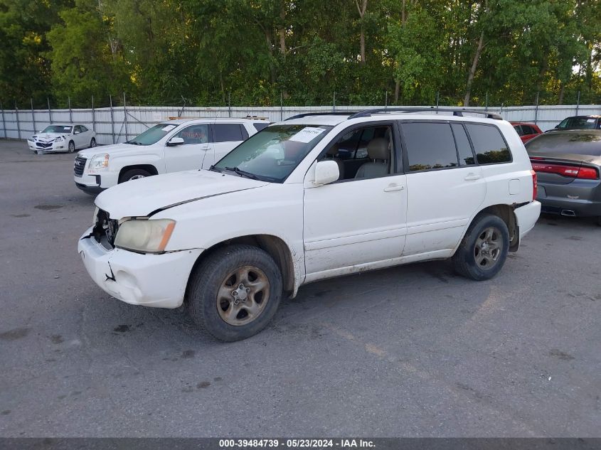 2002 Toyota Highlander VIN: JTEGD21A520037579 Lot: 39484739