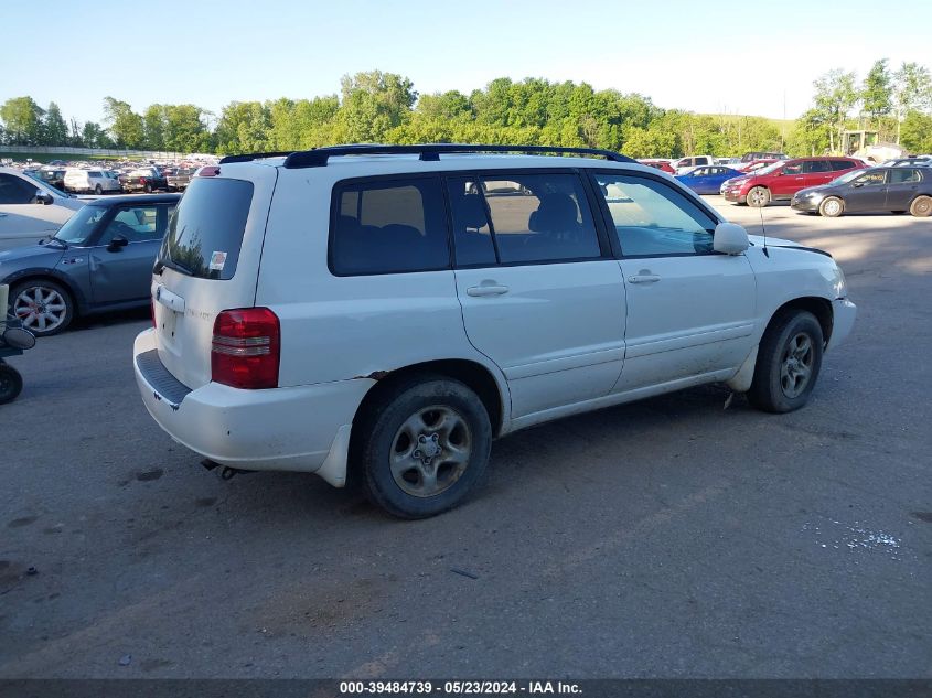 2002 Toyota Highlander VIN: JTEGD21A520037579 Lot: 39484739