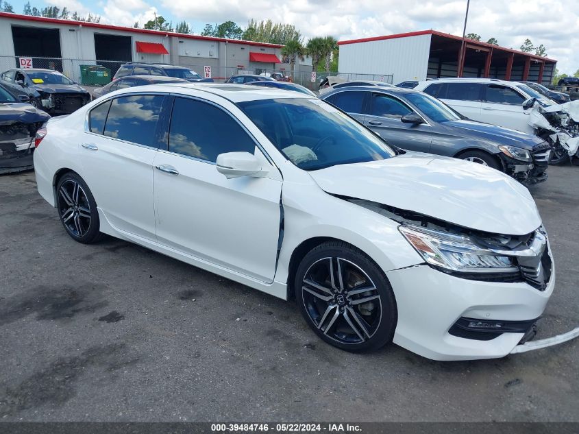 2017 Honda Accord Touring VIN: 1HGCR3F9XHA029796 Lot: 39484746