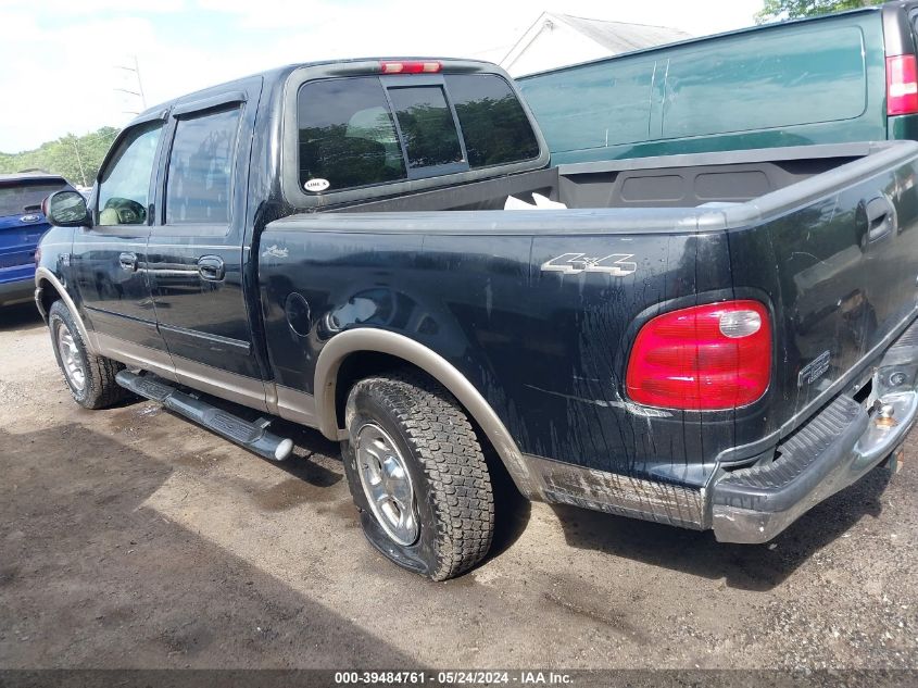 2002 Ford F-150 Lariat/Xlt VIN: 1FTRW08L42KA03169 Lot: 39484761