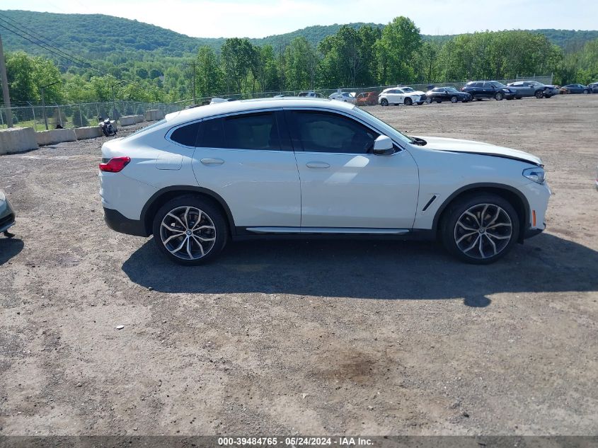 2021 BMW X4 xDrive30I VIN: 5UX2V1C05M9E10114 Lot: 39484765