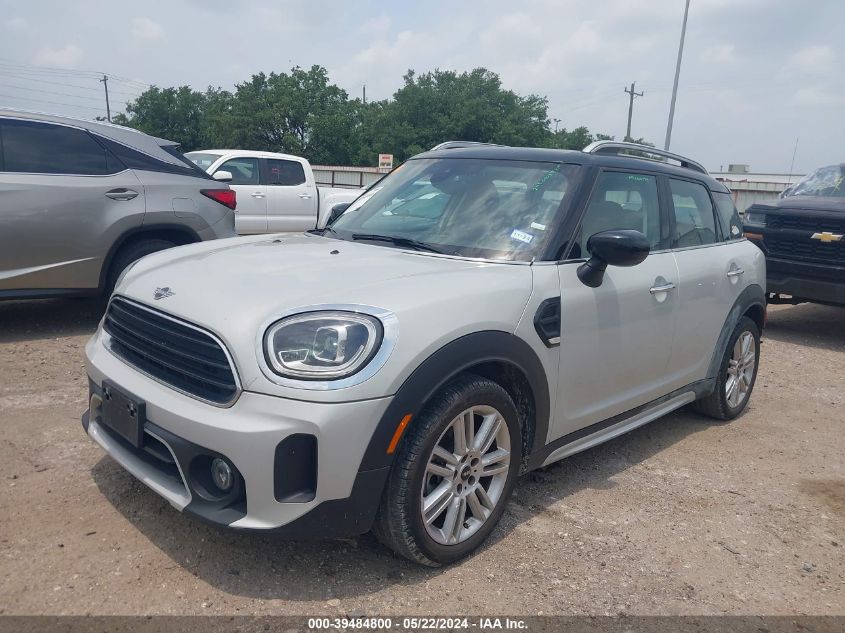 2022 Mini Countryman Cooper VIN: WMZ23BR00N3N70620 Lot: 39484800