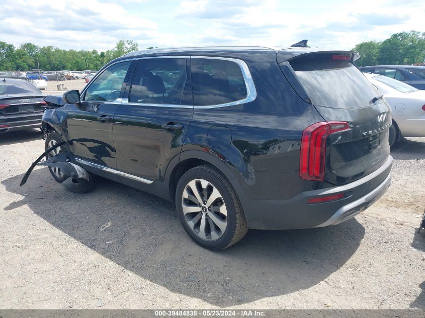 2022 Kia Telluride Ex VIN: 5XYP34HC4NG220092 Lot: 39484838