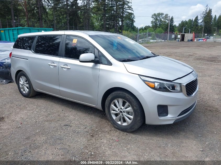 2017 Kia Sedona Lx VIN: KNDMB5C13H6242352 Lot: 39484839