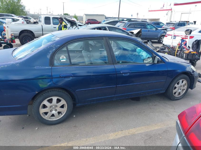2004 Honda Civic Lx VIN: 2HGES16574H639892 Lot: 39484845