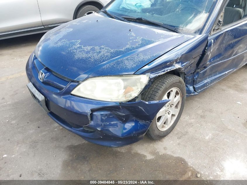 2004 Honda Civic Lx VIN: 2HGES16574H639892 Lot: 39484845