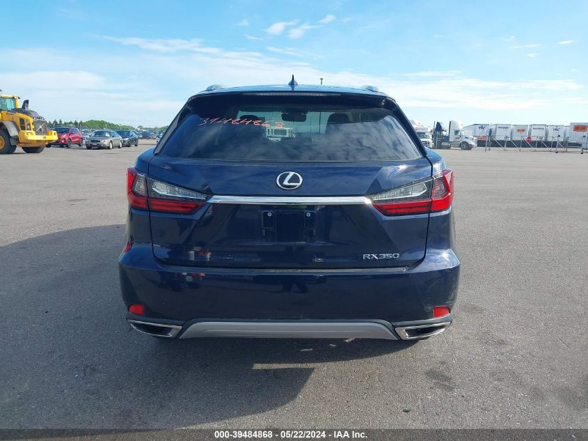 2022 Lexus Rx 350 VIN: 2T2HZMDA7NC356506 Lot: 39484868