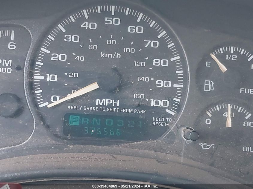 2002 Chevrolet Tahoe Lt VIN: 1GNEC13Z82R137805 Lot: 39484869