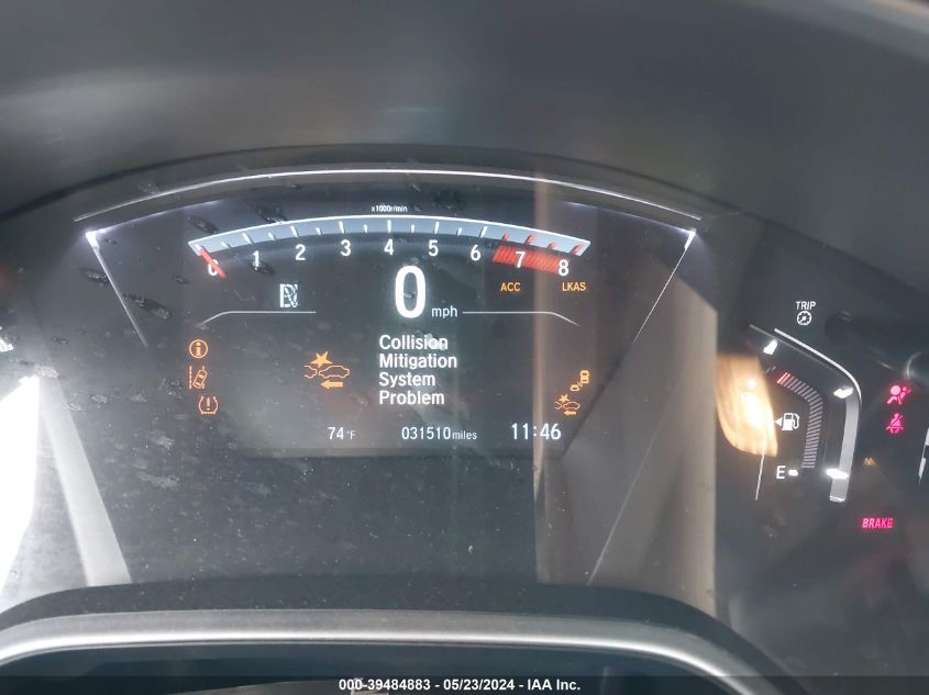 2019 Honda Cr-V Ex VIN: 2HKRW2H54KH673736 Lot: 39484883